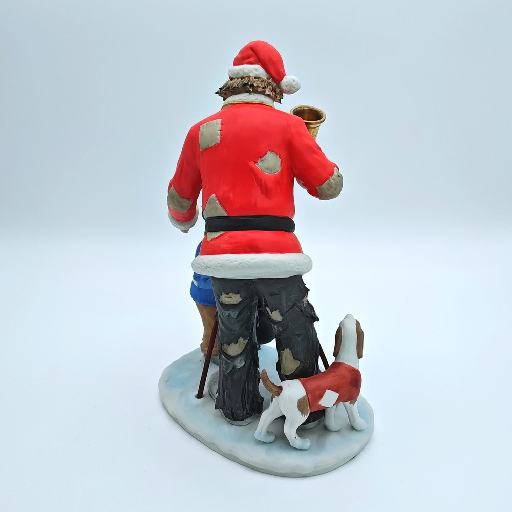 Emmett Kelly Jr Spirit of Christmas VI Flambro Figurine Limited Edition with box - Picture 4 of 8